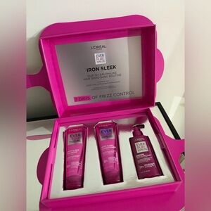 L'Oréal EverPure Iron Sleek 3-Piece Hair Kit - BRAND NEW NWT